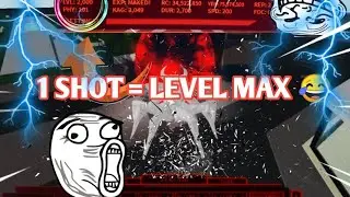 RO GHOUL : LEVEL MAX IN 1 SHOT 😂 [ROBLOX VIDEO]