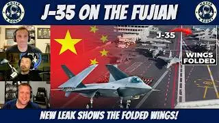 J-35A on Type 003 Fujian | Wings Folded — Navy Fighter Pilots React