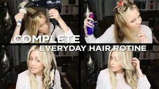 Complete Everyday Hair Care Routine for Healthy Blonde Hair, Step by Step !
