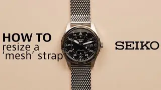 How to resize a mesh or 'milanese' strap
