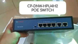 CP Plus Poe Switch Cp-DNW-HPU4H2 Quick Look