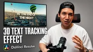 How to do 3D Text Tracking in DaVinci Resolve