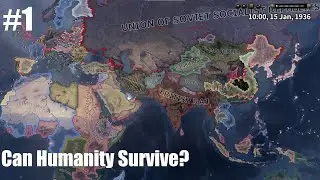 Hoi4 Zombie mod Timelapse 1936 Part 1