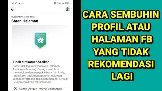 Cara Sembuhin Profil atau Halaman Facebook yang Tidak Direkomendasikan Lagi