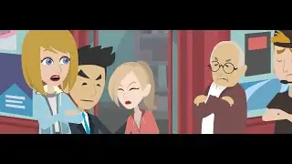 Gloria blocks the entrance to a Bookstore #vyond #cringe