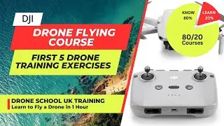 Use These 5 Drone Training Exercises to Learn How to Fly a Drone in 1 hour - Beginners & New Pilots