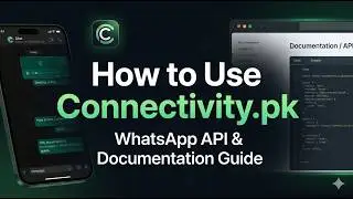 How to Use Connectivity.pk | Complete WhatsApp API & Documentation Guide