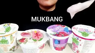 MUKBANG Yoghurt Eating | Soft Eating Sounds | ASMR ( NO TALKING)