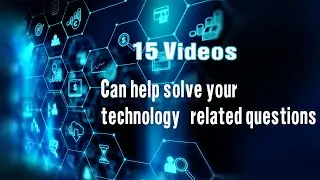 (15) Video Can help solve your technology related questions
