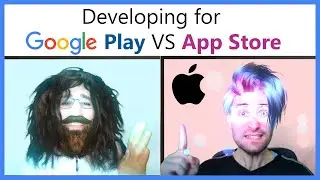Developing for App Store VS Google Play - Funny Programmers Humor Sketch