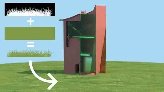 Stylised Grass Creation - VRay for Rhino 7