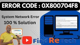 ✅ Windows Cannot Access  Error (0x800704f8) Solution | Network Shared Folder Access Fix 