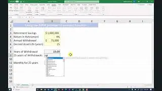 Calculate How Much You Can Spend in Retirement with Excel: A Step-by-Step Guide