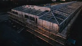 March 2022 - Cinematic 4K #drone view of Ballinteer ETNS construction works