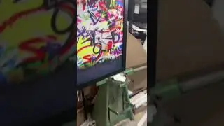 Large Canvas Stretched and framed by modern memory design picture frame shop