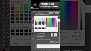 How to change the color of the work table, THE SHEET, in Illustrator