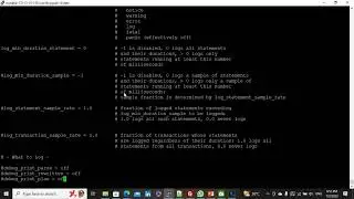 postgresql logs
