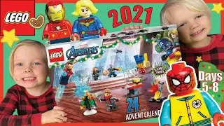 LEGO Marvel- AVENGERS ADVENT Calendar -76196 -2021 Days 5-8