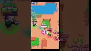 Brawl Stars Byron amazing piercing shot! 