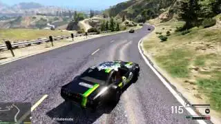 GTA V: Drift Tampa and Desert Raid (mod preview)