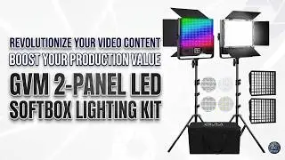 Ultimate PC Stream Setup: GVM 2 Panel LED Softbox Lighting Kit Review