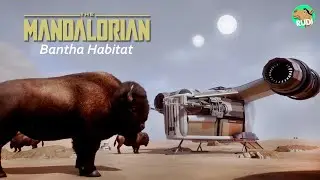 THE MANDALORIAN Season 2 Bison Habitat - Planet Zoo Creative Habitat Speedbuild