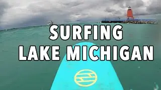 Surfing Tiny Lake Michigan Waves - Go Surf in a Lake Ep. 8
