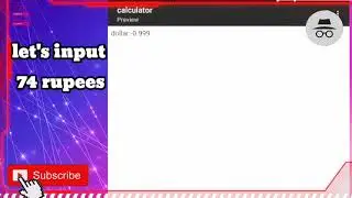 Javascript project tutorial | rupee to dollar money converter using javascript in android