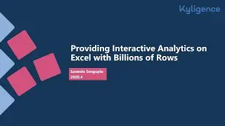 Providing Interactive Analytics on Excel with Billions of Rows