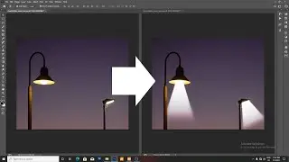 spot Light Effect in photoshop cc21 Create Street Light Effects for Photo Manipulation in Photoshop
