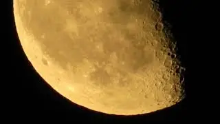 Relaxing shot at the moon