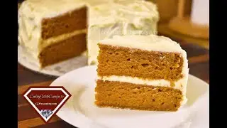 MOIST SWEET POTATO LAYER CAKE WITH BUTTERCREAM FROSTING |Cooking With Carolyn