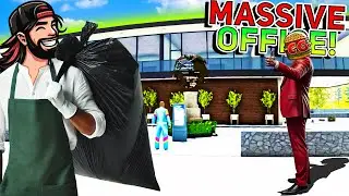 We Used TRASH to Buy a MASSIVE Office! - ContractVille