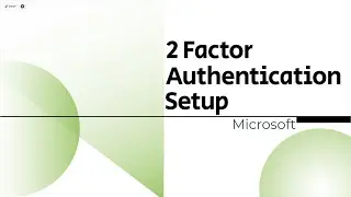 Microsoft Authentication (2022)