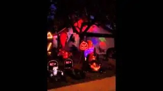Halloween wow lights in action