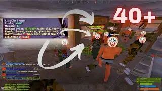 GHOSTING THE MOST BRAINDEAD 10x CLAN IN RUST