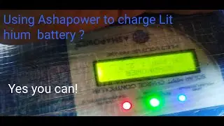 How to charge Lifepo4 battery using Ashapower Neon 30 / Surya 60 MPPT Solar Charge Controller
