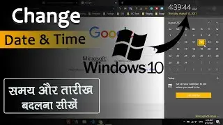 How to change date and time in windows 10 | change time and date in windows 10 | change date format