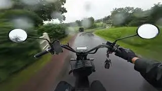 Cruiser Ebike in rain - Dji Osmo Action 4