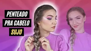 Como Fazer TRANÇA Embutida LATERAL Passo a Passo