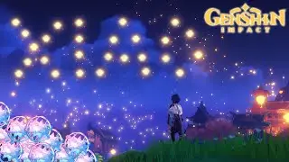 I used Xiao lanterns to win 50/50 and get Xiao - Genshin Impact f2p