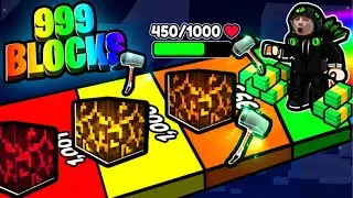 ЛОМАЙ БЛОКИ в ROBLOX ! 😱 роблокс block mining simulator