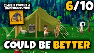 HARVEST AT DAY, SURVIVE AT NIGHT - ZOMBIE FOREST 3 UNDERGROUND // QUICK REVIEW