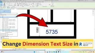 Change Dimension Text Size in Revit | Increase Dimension Text Size in Revit 