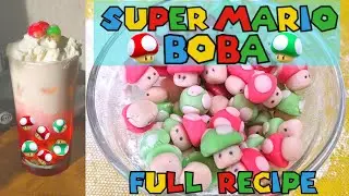 ⭐Super Mario Mushroom BOBA⭐ | Full Recipe