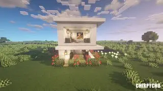 Minecraft Mini Modern House (TIMELAPSE)