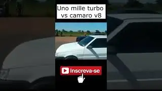 Uno Mile Turbo vs Camaro V8 #shorts
