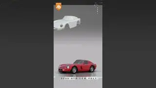 LOW POLY car in Blender