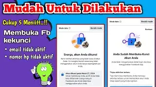 Terbaru 2024 ‼️ Cara membuka akun fb yang kekunci, email & no hp tidak aktif