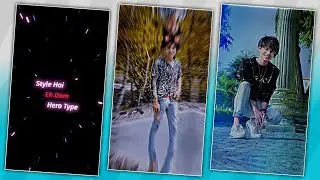 Ek Dam Hero Type Insta Trending Boys Attitude Video Editing | Alight Motion Video Editing |Xml Trend